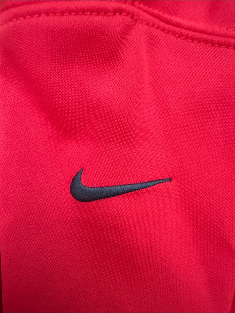 Nike Therma-Fit Wisconsin Kids Nike Red Hoodie with White Logo